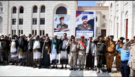 محافظة شبوة تشيع الشهيد سالم السوجري و الفقيد المقدم عبدالرحمن حسين الجنيدي العولقي 